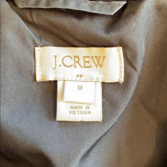 J crew quilted black jacket size M - Picture 2 of 4